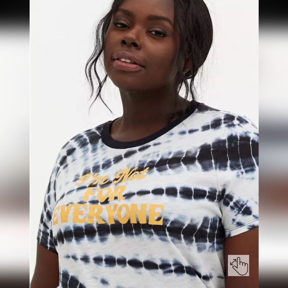 Tie-Dye Graphic Tee- Im Not For Everyone